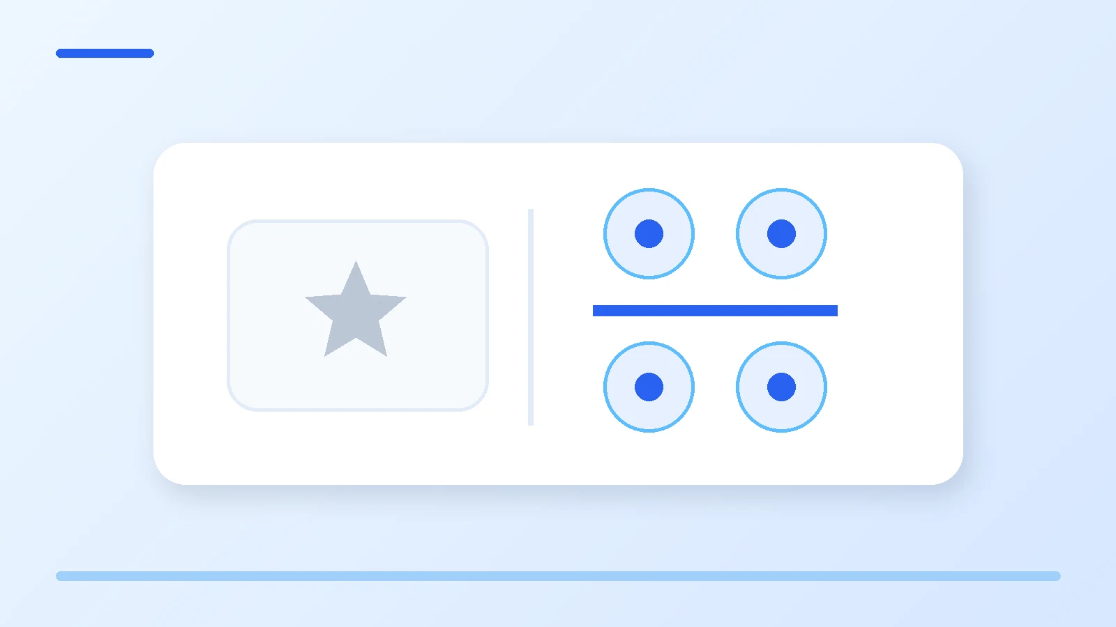 Single negative rating separated from several independent business strengths to show that one issue should not define everything